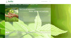 Desktop Screenshot of koehlerenergy.com